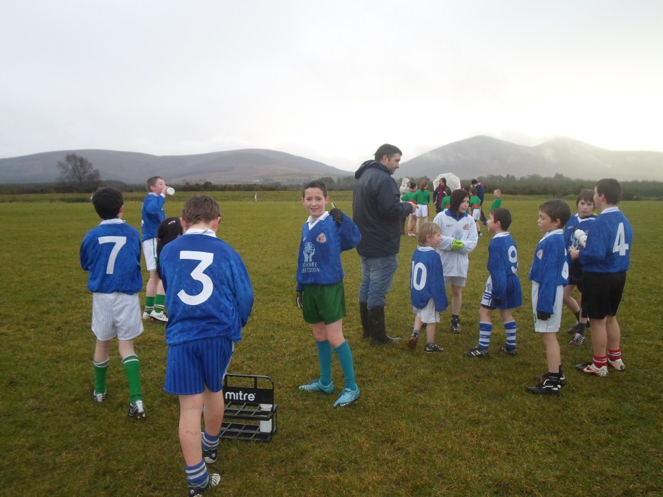 Football friendly against Shrone in Rathbeg