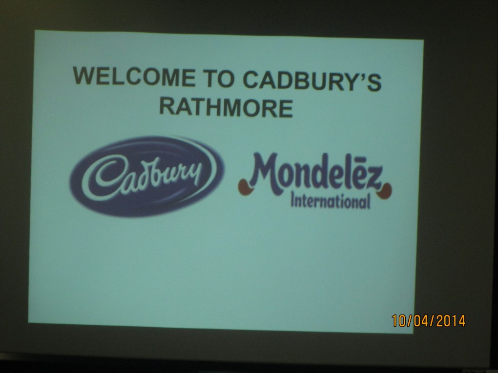 Our trip to Cadburys Chocolate Factory April 10th 2014