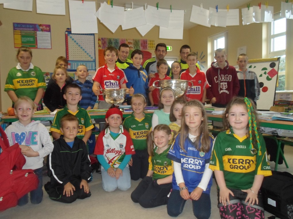 The Sam Maguire visited our school today 16/10/2014