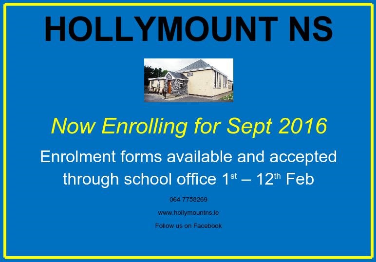 Now Enrolling for Sept 2016