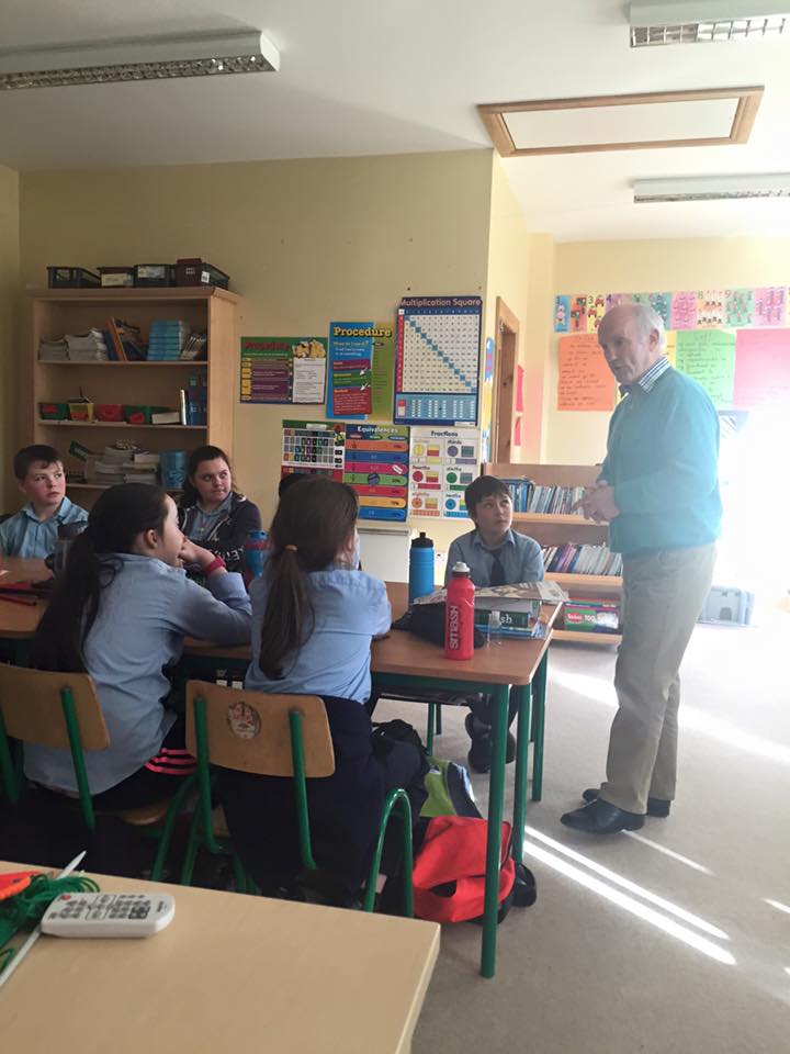 15th Feb 2016  Ger O Donoghue gave a great talk all about 1916 and the connection with Patrick O’ Connor from Rathmore who was involved in the rising!