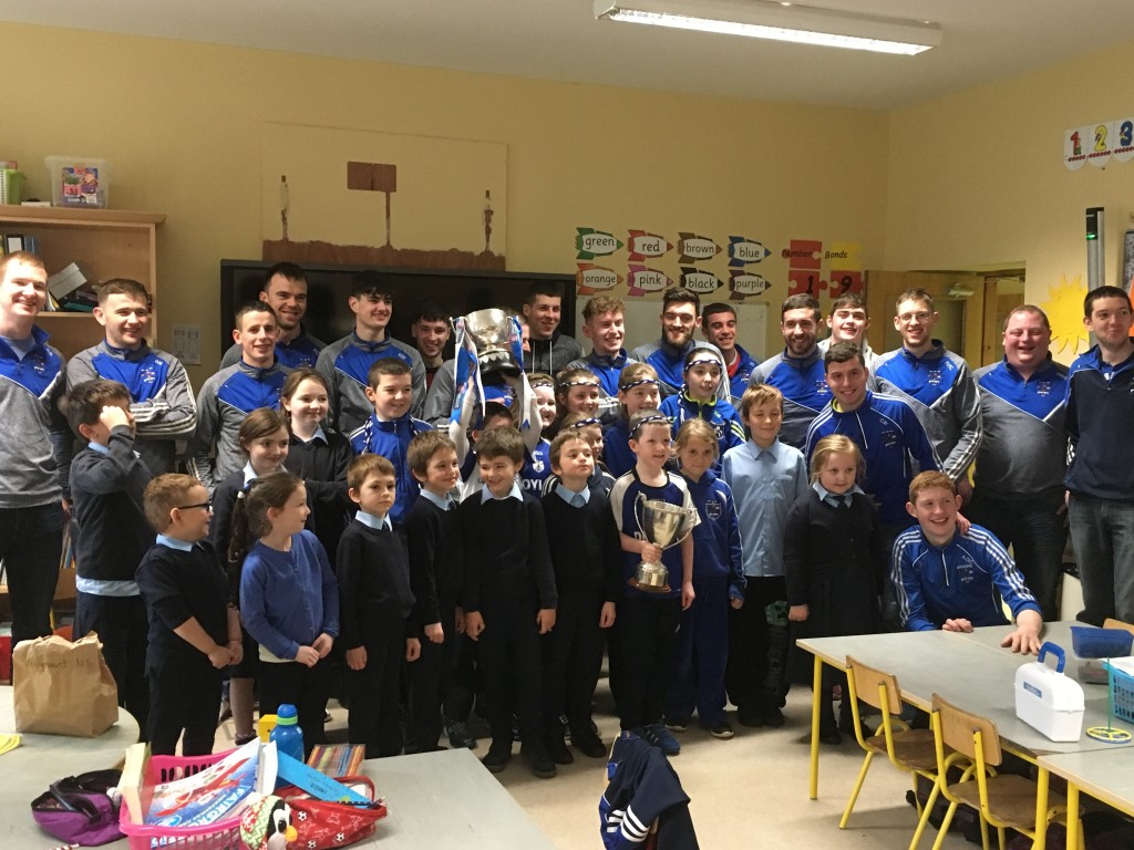 Delighted to have a visit from Knocknagree GAA  Munster Football Champions 2017