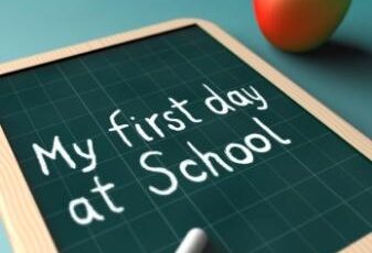 Our first day in school 2nd Sept 2020